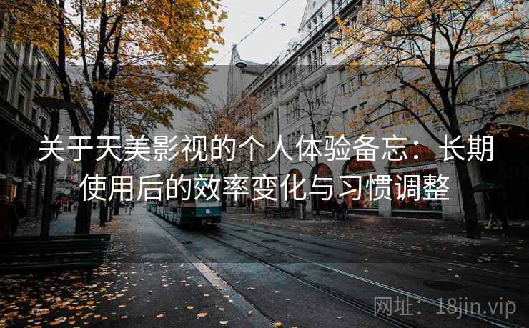 关于天美影视的个人体验备忘：长期使用后的效率变化与习惯调整