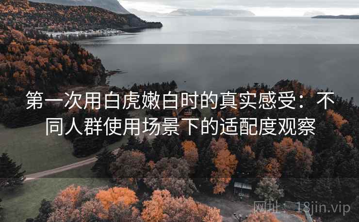 第一次用白虎嫩白时的真实感受:不同人群使用场景下的适配度观察 第一次用白虎嫩白时的真实感受:不同人群使用场景下的适配度观察
