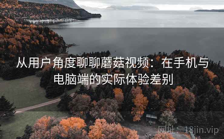 从用户角度聊聊蘑菇视频：在手机与电脑端的实际体验差别
